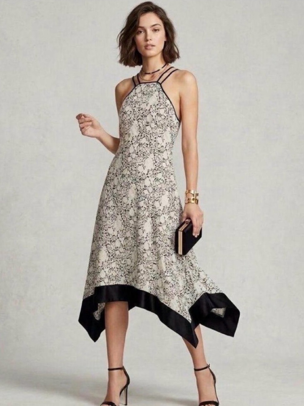 Cinq a Sept silk midi dress